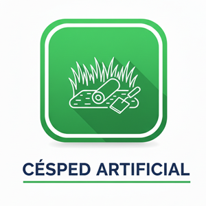 sección césped artificial